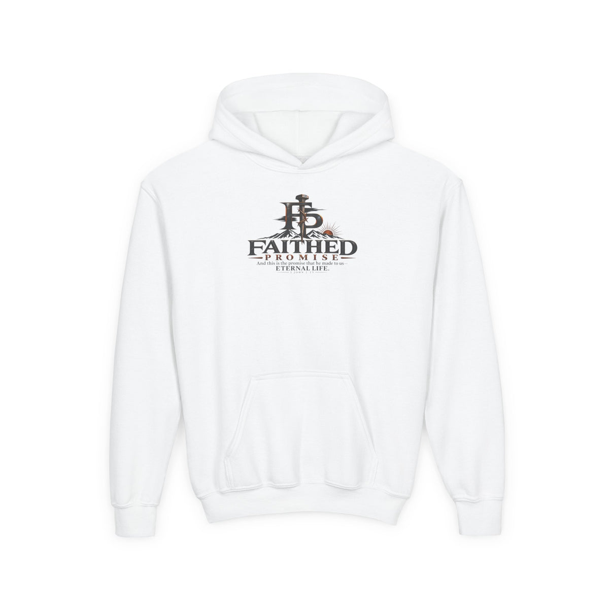 FaithedPromise Kids Classic Promise Hoodie — 1 John 2:25