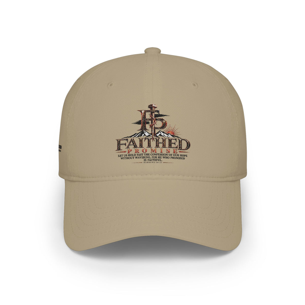 Faithed Logo Baseball Cap — Low Profile Christian Hat