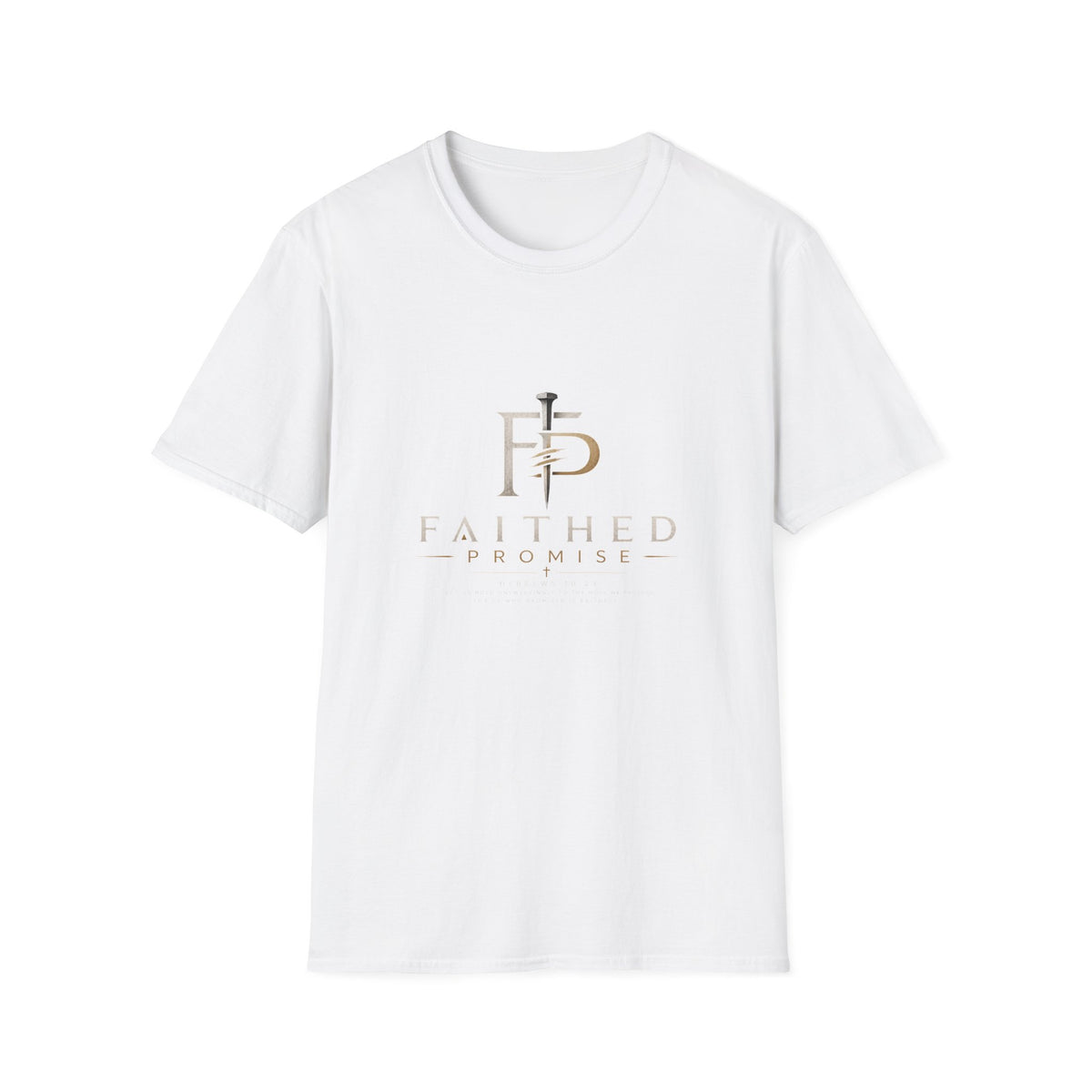 FaithedPromise Classic Christian T-Shirt — Cross Logo Tee