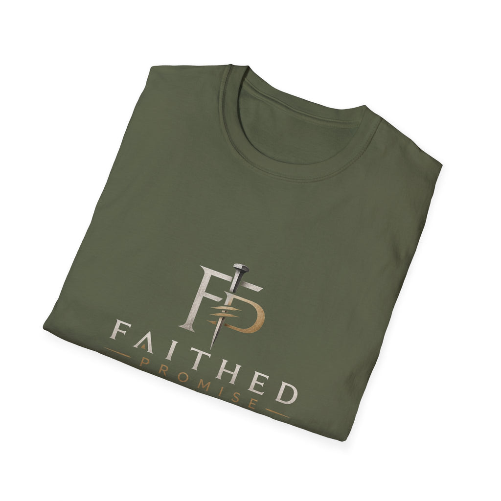 FaithedPromise Classic Christian T-Shirt — Cross Logo Tee