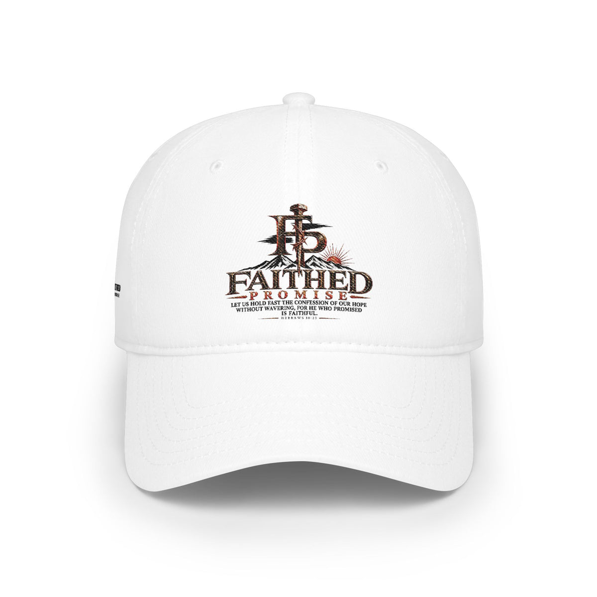 Faithed Logo Baseball Cap — Low Profile Christian Hat