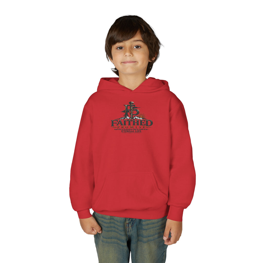 FaithedPromise Kids Classic Promise Hoodie — 1 John 2:25