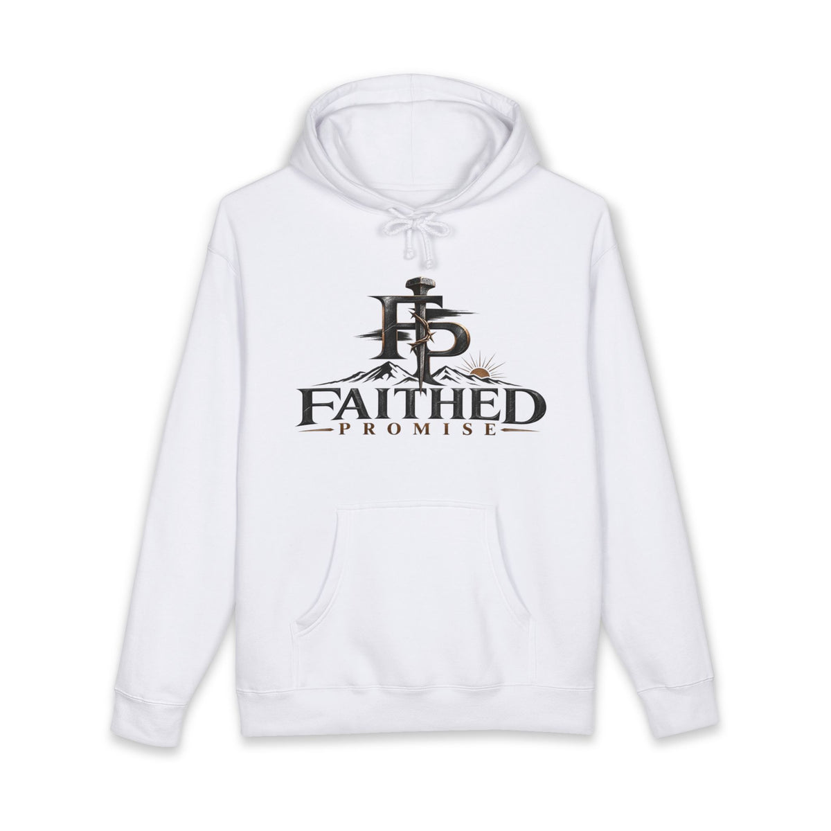 FaithedPromise Heavyweight Hoodie — Cross Logo
