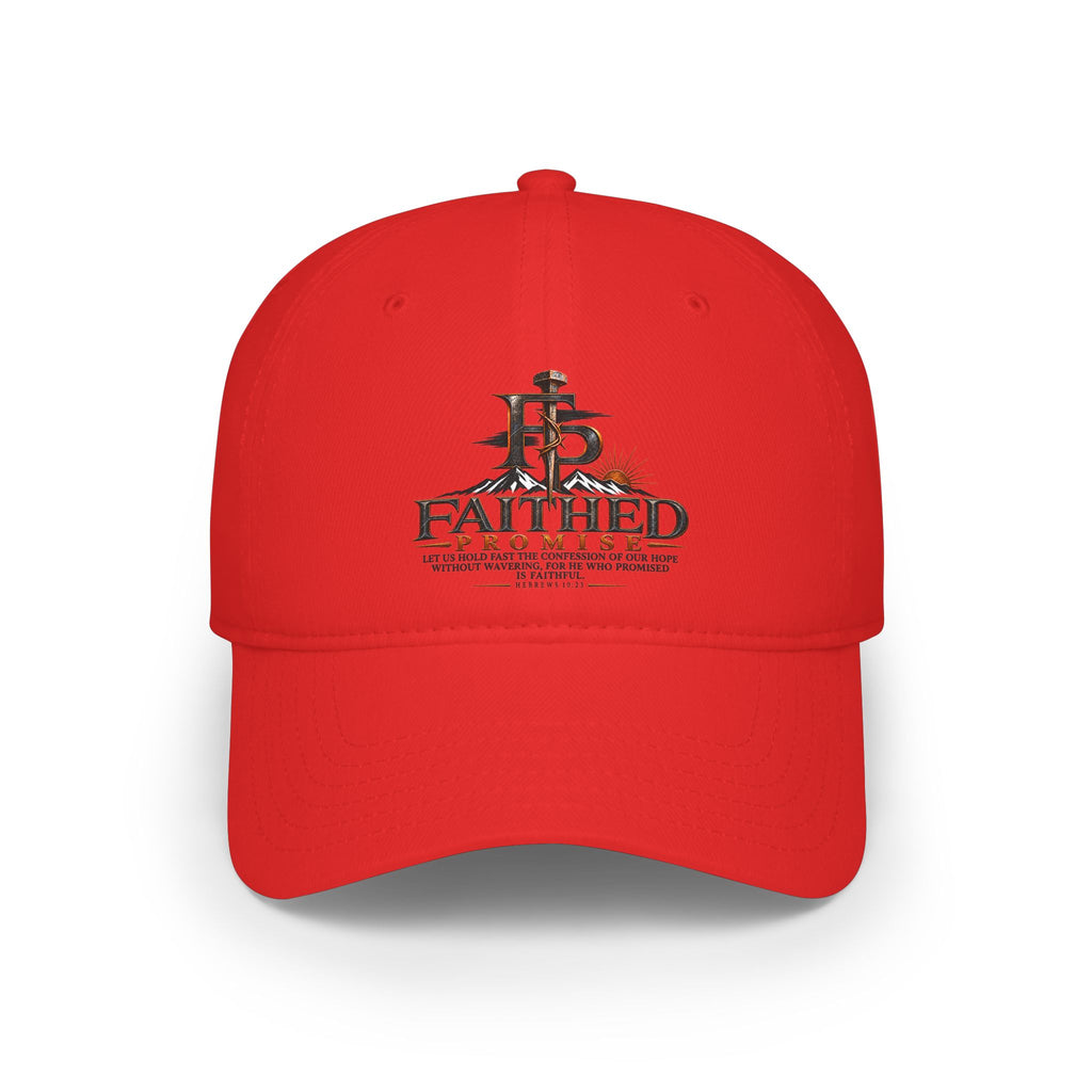 FaithedPromise Cotton Logo Cap — Low Profile Christian Hat