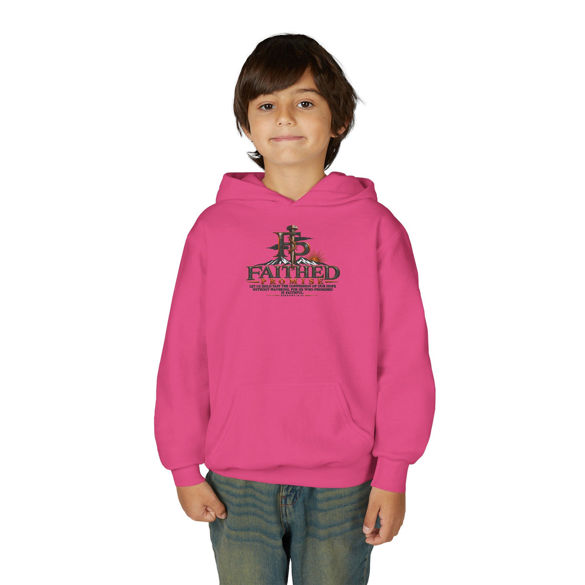 FaithedPromise Kids Classic Promise Hoodie — Hebrews 10:23