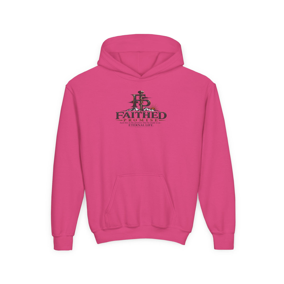 FaithedPromise Kids Classic Promise Hoodie — 1 John 2:25