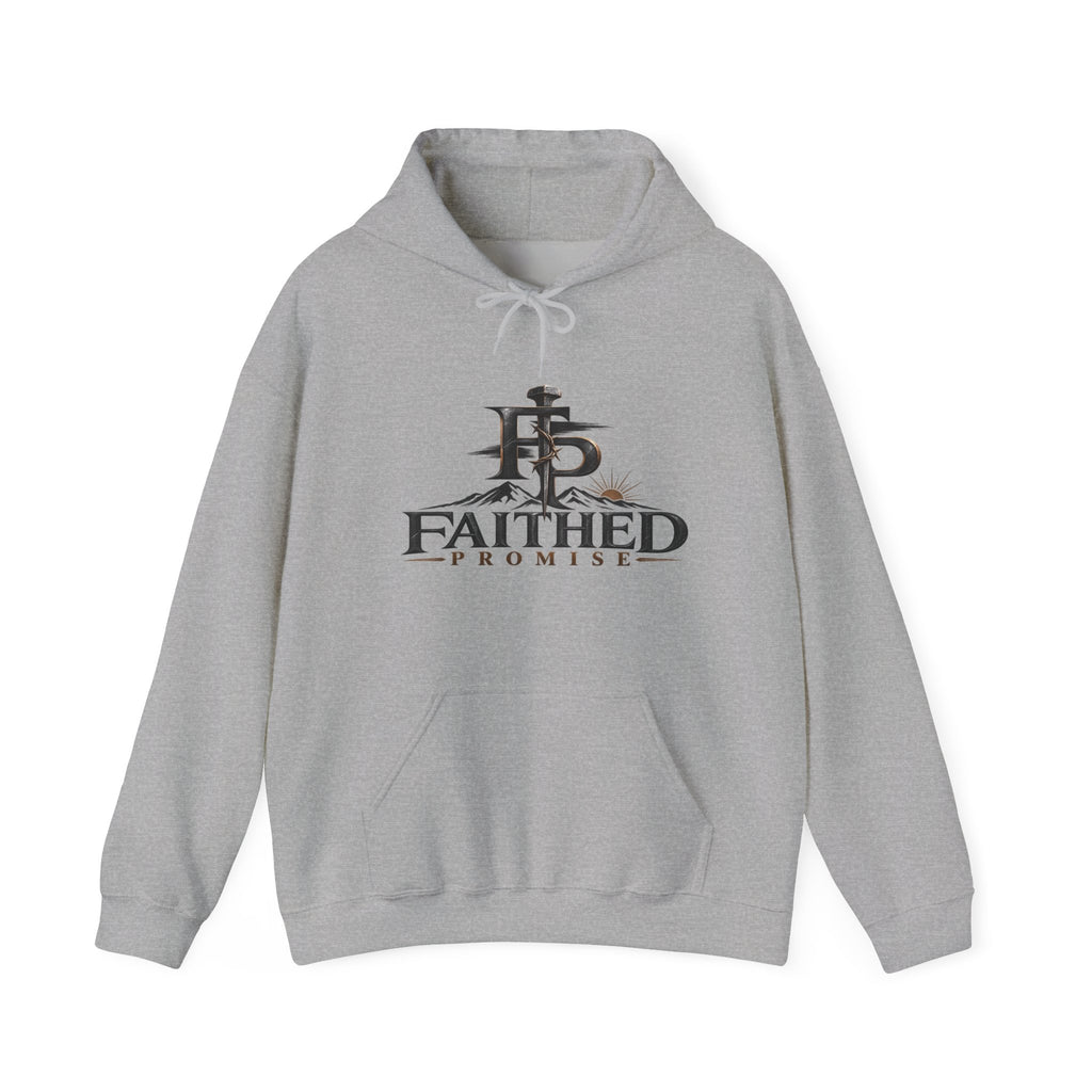 FaithedPromise Classic Christian Hoodie — Cross Logo Pullover