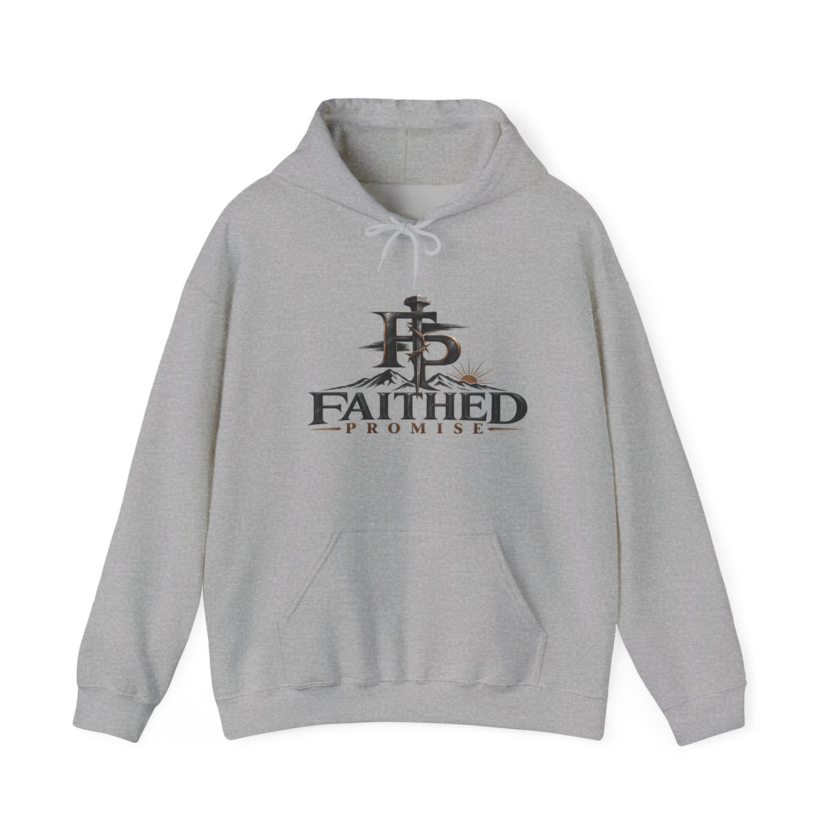 FaithedPromise Classic Christian Hoodie — Cross Logo Pullover