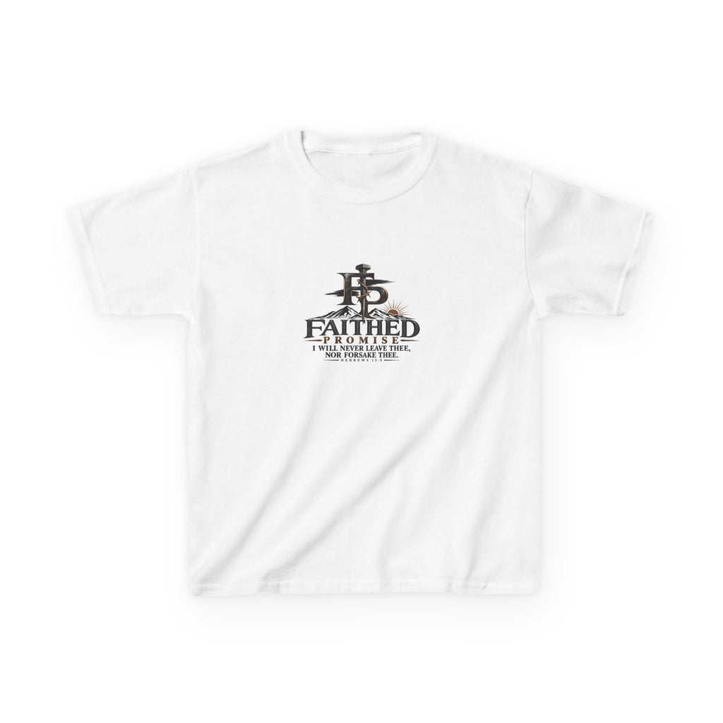 FaithedPromise Kids Classic Promise Tee — Hebrews 13:5