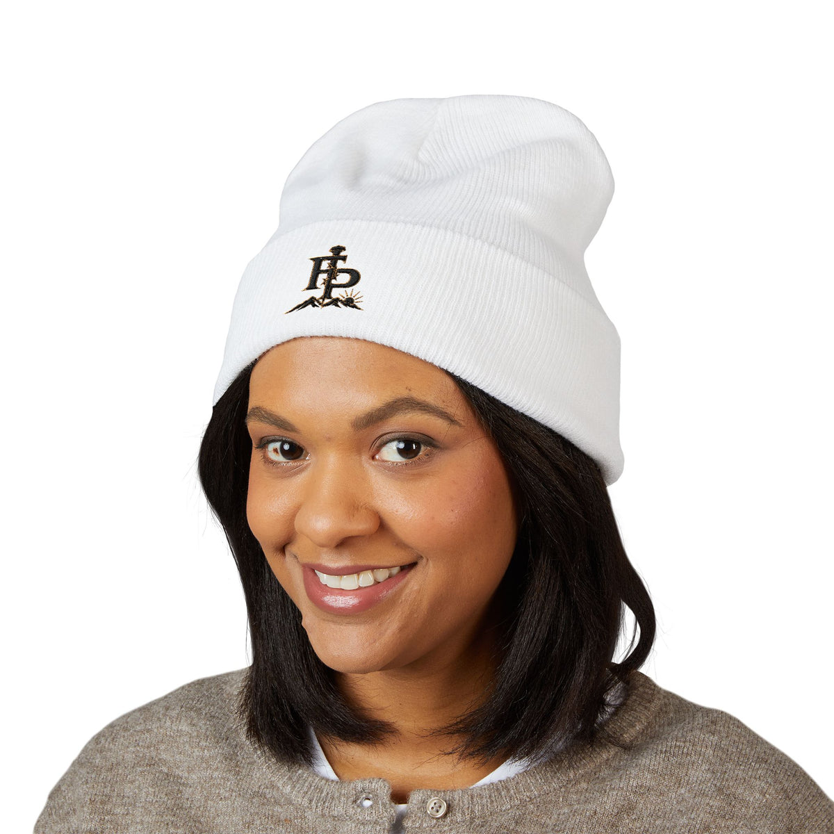 FaithedPromise Embroidered Cuffed Winter Beanie