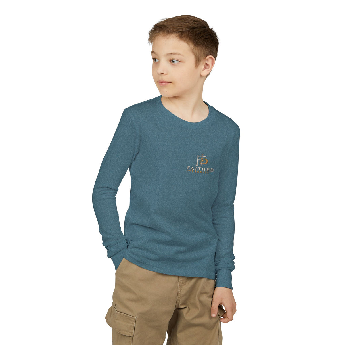 FaithedPromise Kids Premium Long Sleeve — Promise Color Logo
