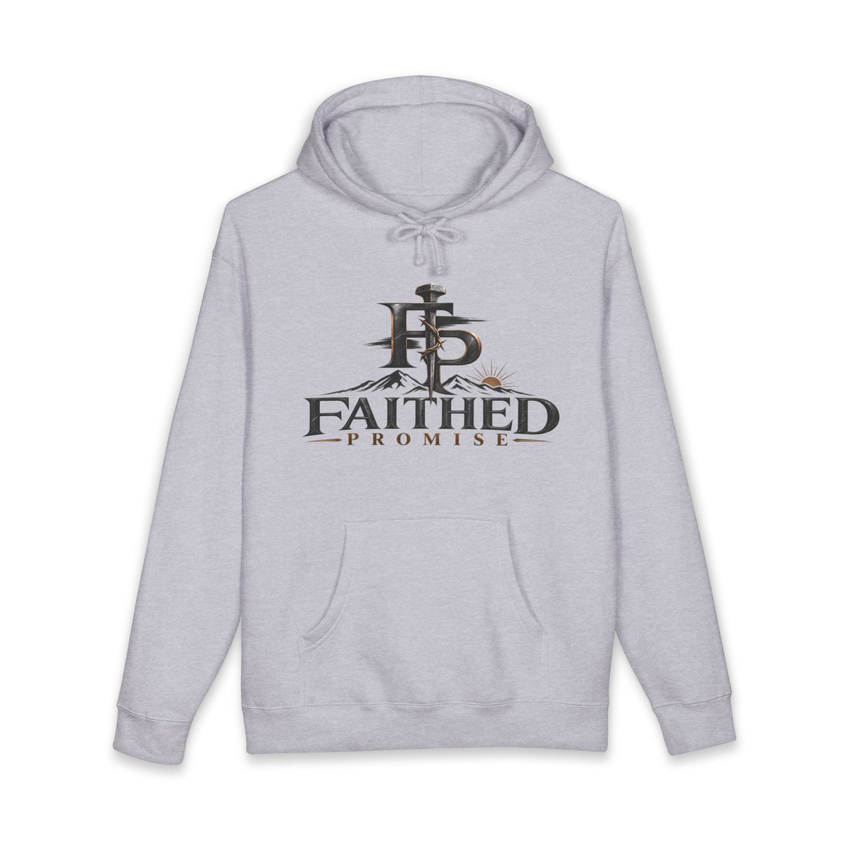 FaithedPromise Heavyweight Hoodie — Cross Logo