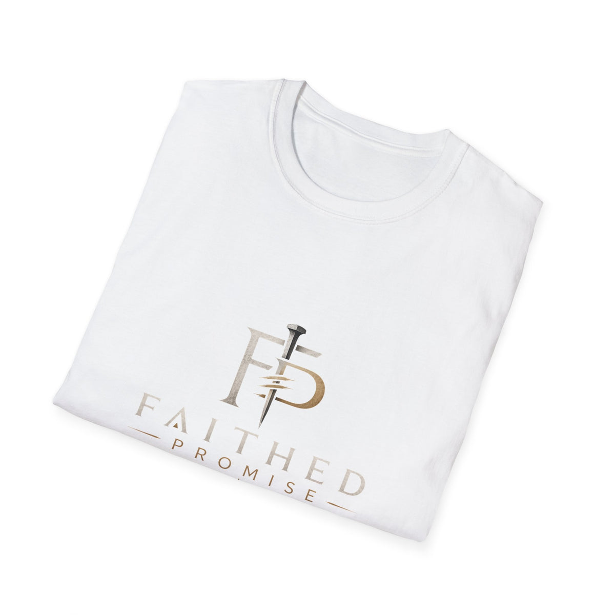 FaithedPromise Classic Christian T-Shirt — Cross Logo Tee