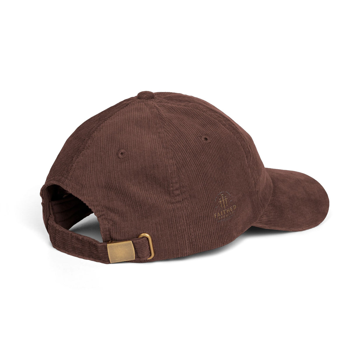FaithedPromise Vintage Embroidered Corduroy Cap