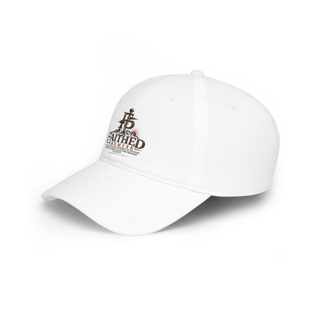 FaithedPromise Cotton Logo Cap — Low Profile Christian Hat