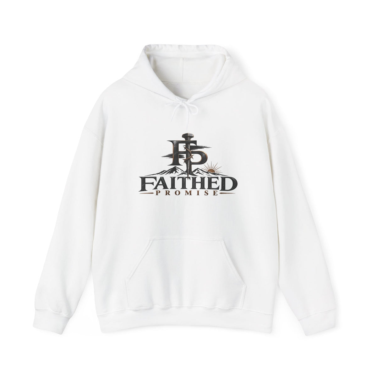 FaithedPromise Classic Christian Hoodie — Cross Logo Pullover