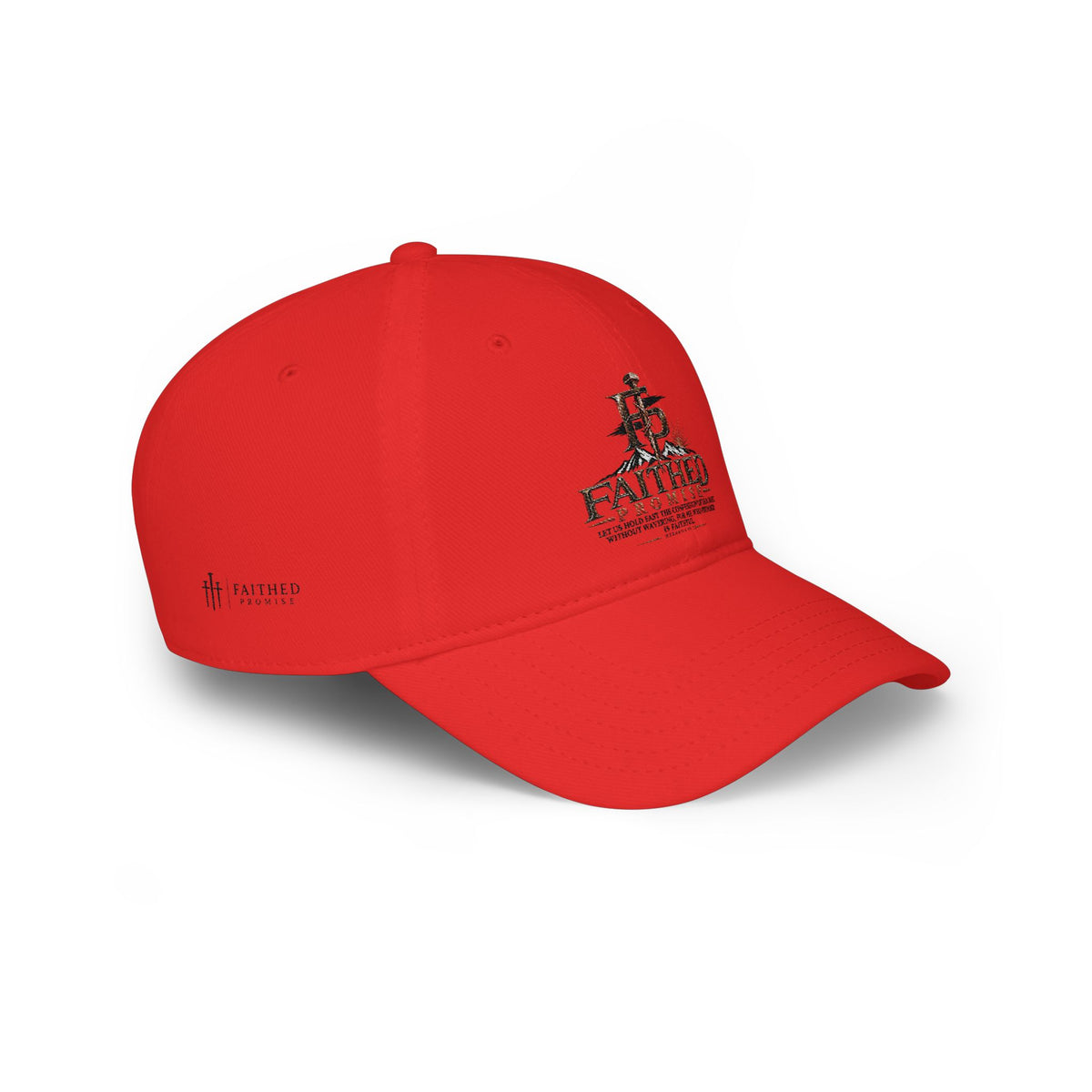 Faithed Logo Baseball Cap — Low Profile Christian Hat