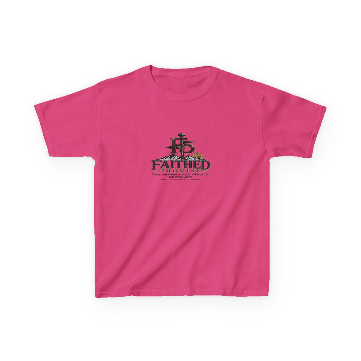 FaithedPromise Kids Classic Promise Tee — 2 Corinthians 1:20