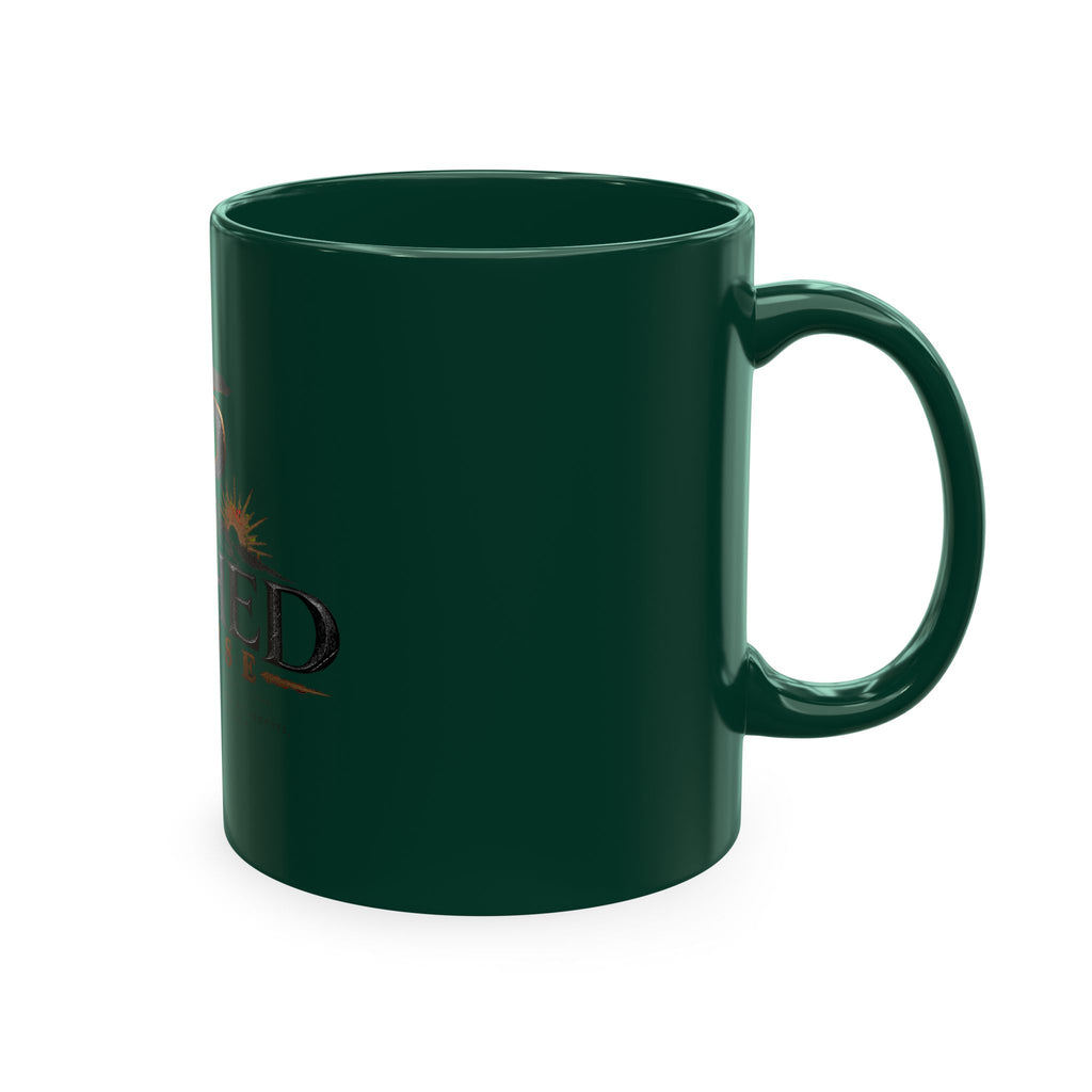 Faithed Promise Ceramic Mug — Faith-Inspired Mountain & Sunrise Coffee Cup