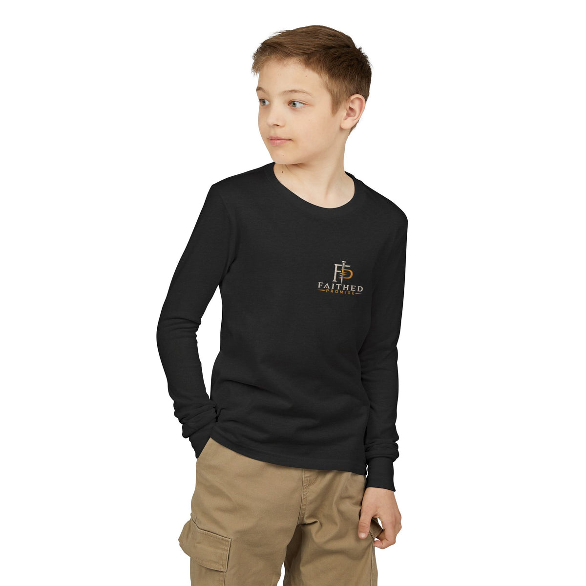 FaithedPromise Kids Premium Long Sleeve — Promise Color Logo