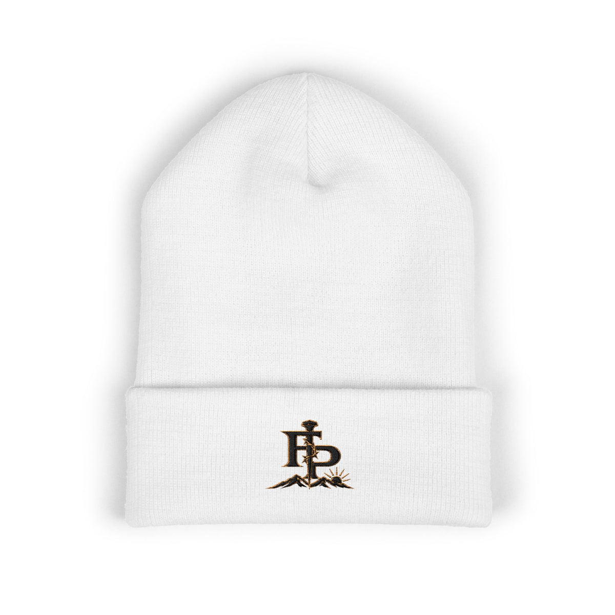 FaithedPromise Embroidered Cuffed Winter Beanie
