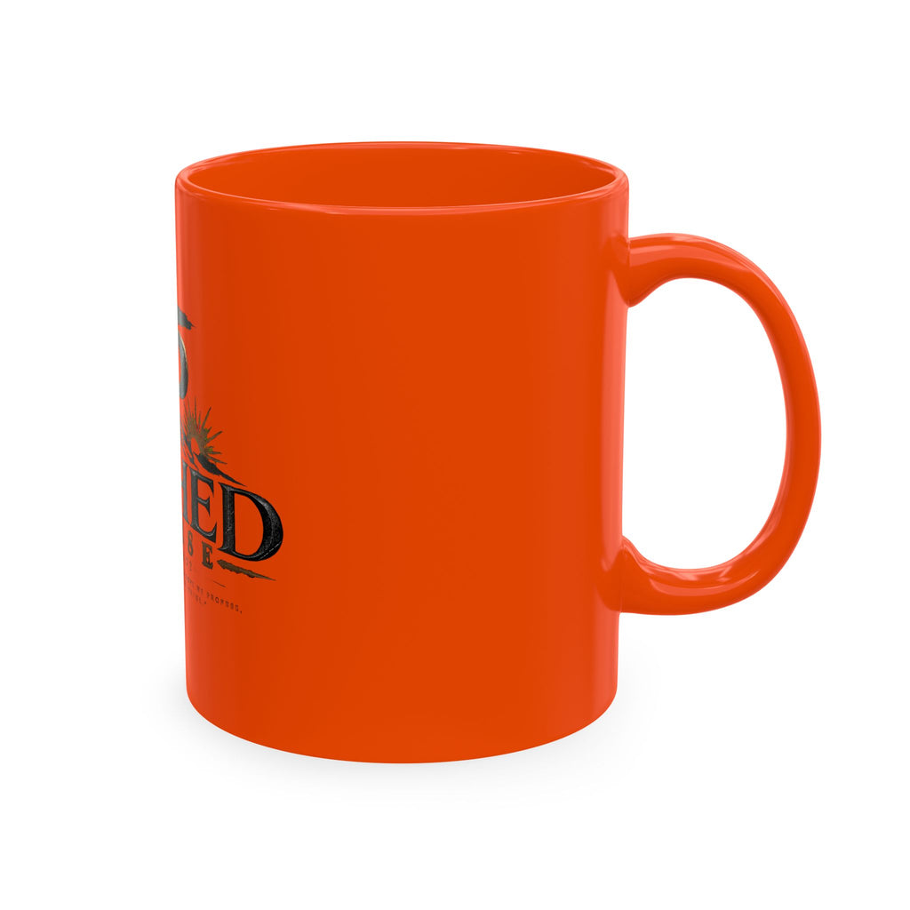 Faithed Promise Ceramic Mug — Faith-Inspired Mountain & Sunrise Coffee Cup