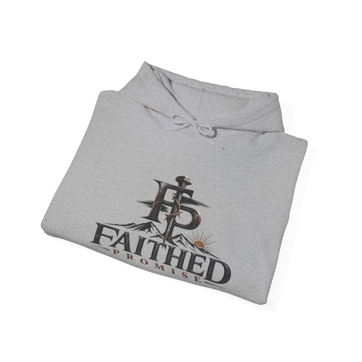 FaithedPromise Classic Christian Hoodie — Cross Logo Pullover