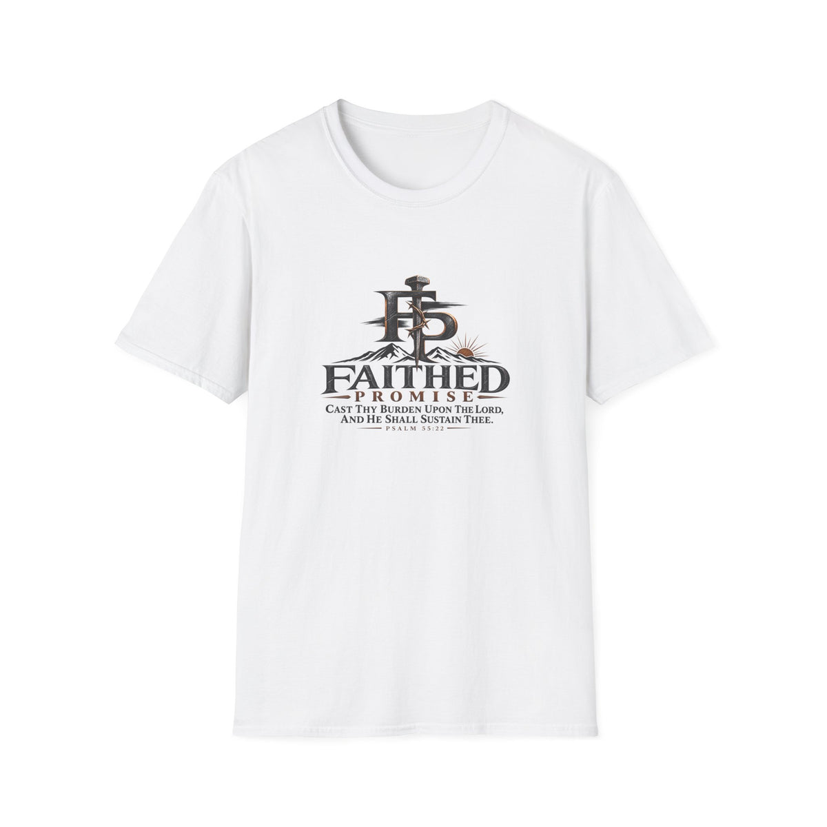 FaithedPromise Classic Promise Tee — Psalm 55:22