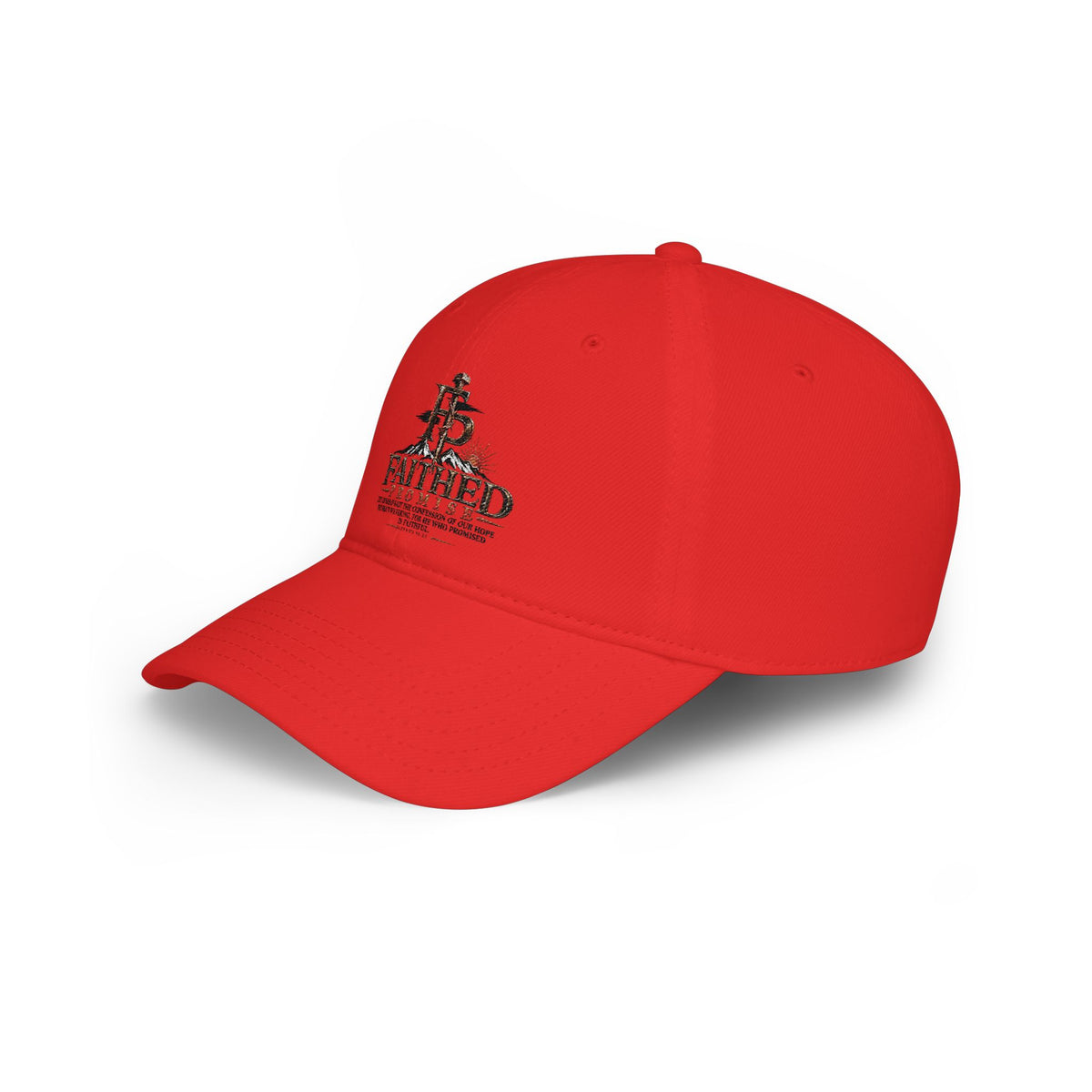 Faithed Logo Baseball Cap — Low Profile Christian Hat