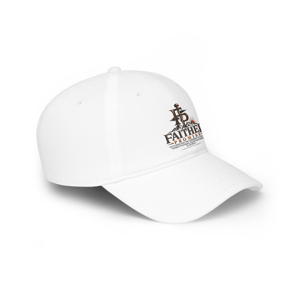 FaithedPromise Cotton Logo Cap — Low Profile Christian Hat