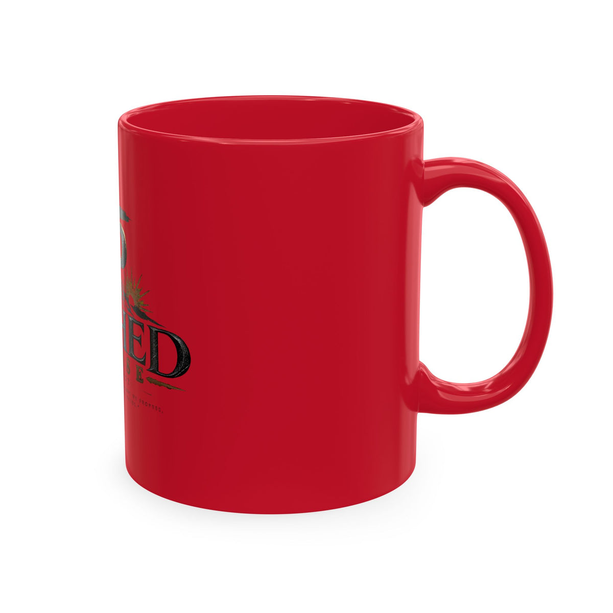 Faithed Promise Ceramic Mug — Faith-Inspired Mountain & Sunrise Coffee Cup