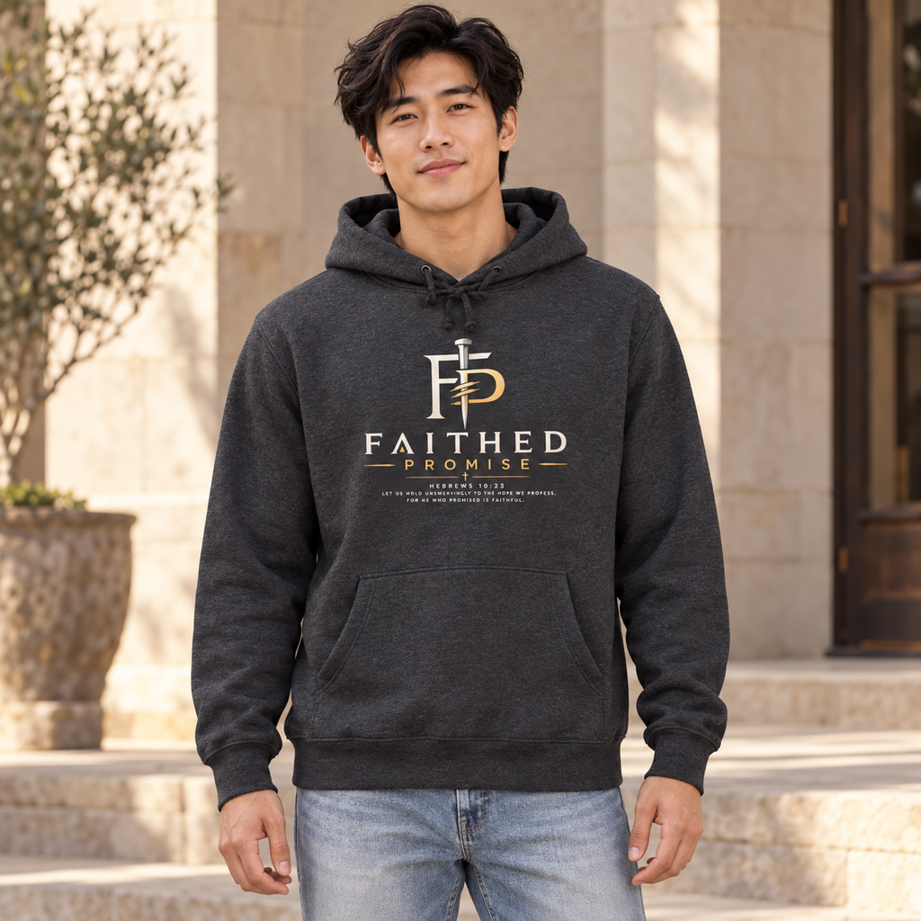 FaithedPromise Premium Heavyweight Hoodie — Signature FP Logo