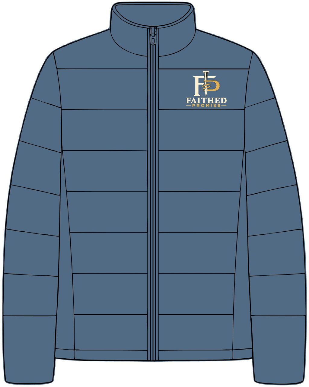 FaithedPromise Premium Insulated Puffer Jacket — Signature FP Logo