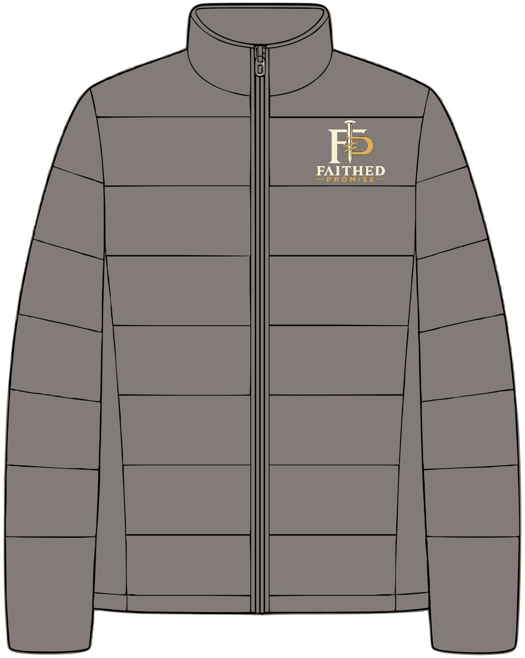 FaithedPromise Premium Insulated Puffer Jacket — Signature FP Logo