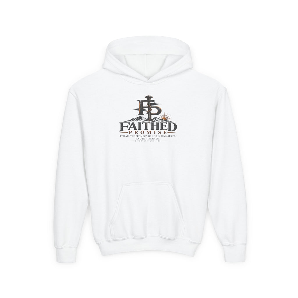 FaithedPromise Kids Classic Promise Hoodie — 2 Corinthians 1:20
