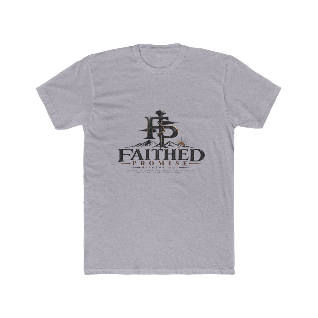 FaithedPromise Premium Christian T-Shirt — Cross Logo Tee