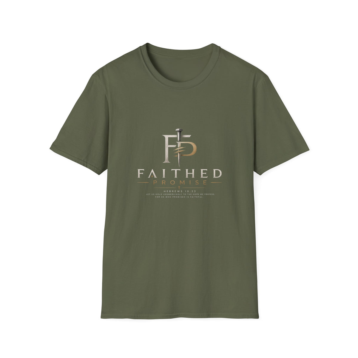 FaithedPromise Classic Christian T-Shirt — Cross Logo Tee