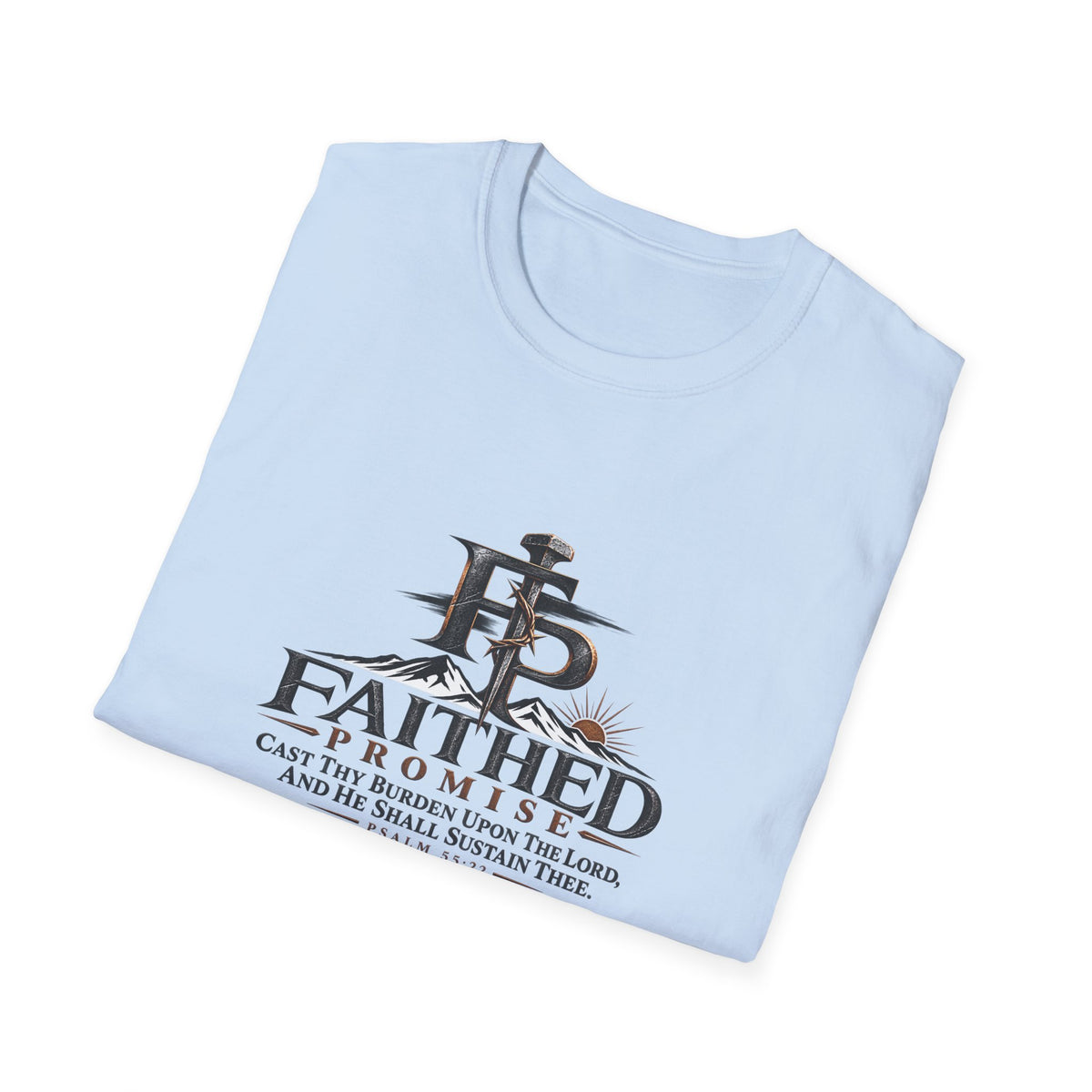 FaithedPromise Classic Promise Tee — Psalm 55:22