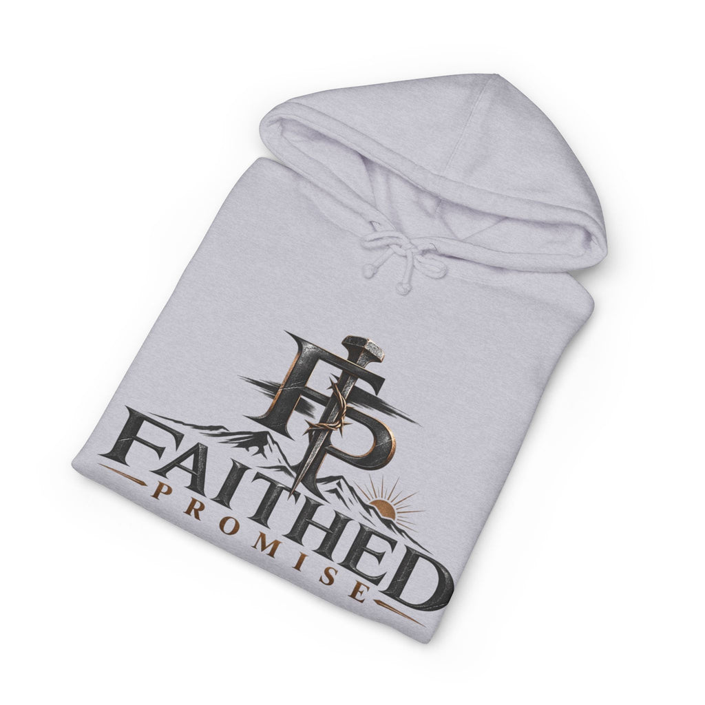 FaithedPromise Premium Heavyweight Hoodie — Cross Logo