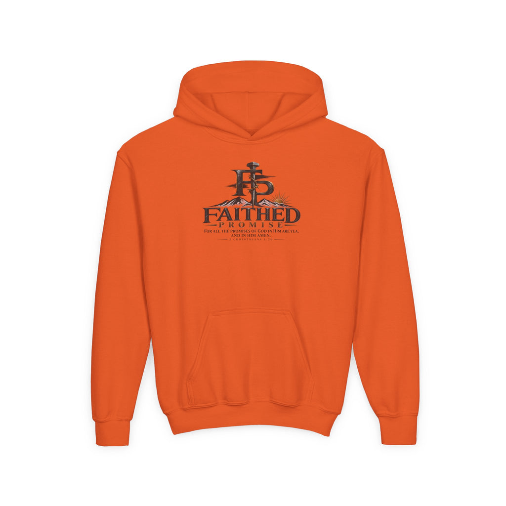 FaithedPromise Kids Classic Promise Hoodie — 2 Corinthians 1:20