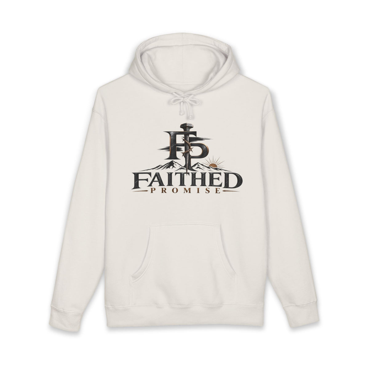 FaithedPromise Heavyweight Hoodie — Cross Logo