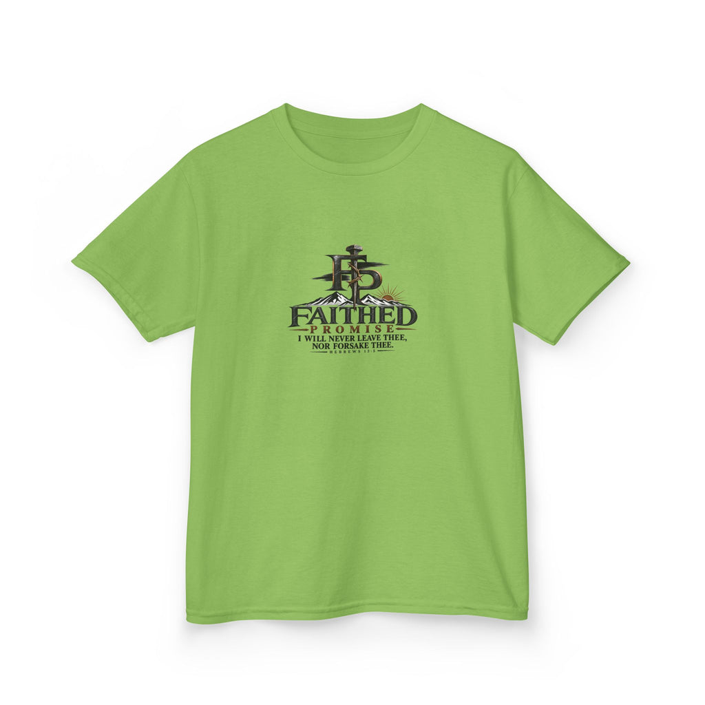 FaithedPromise Kids Classic Promise Tee — Hebrews 13:5