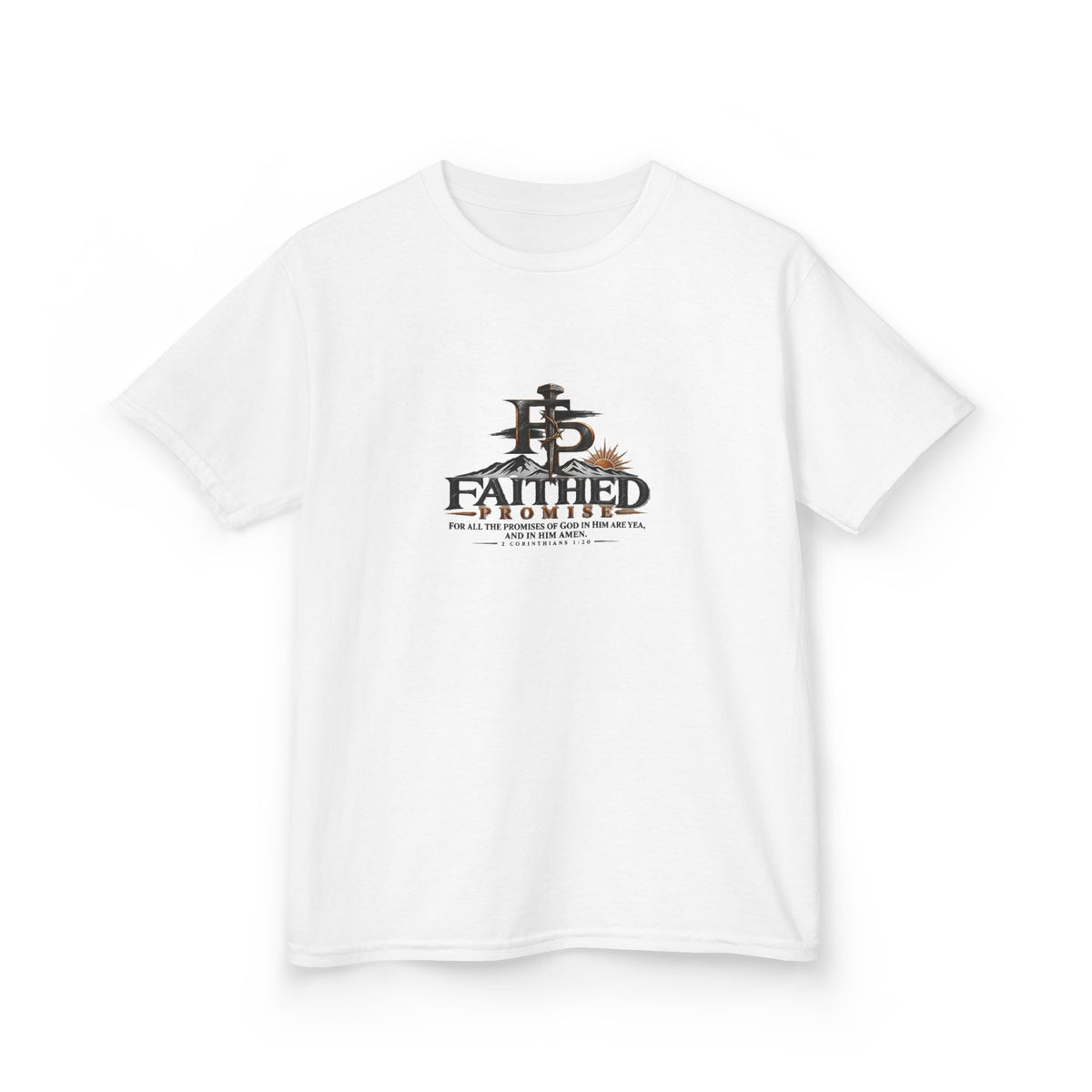 FaithedPromise Kids Classic Promise Tee — 2 Corinthians 1:20