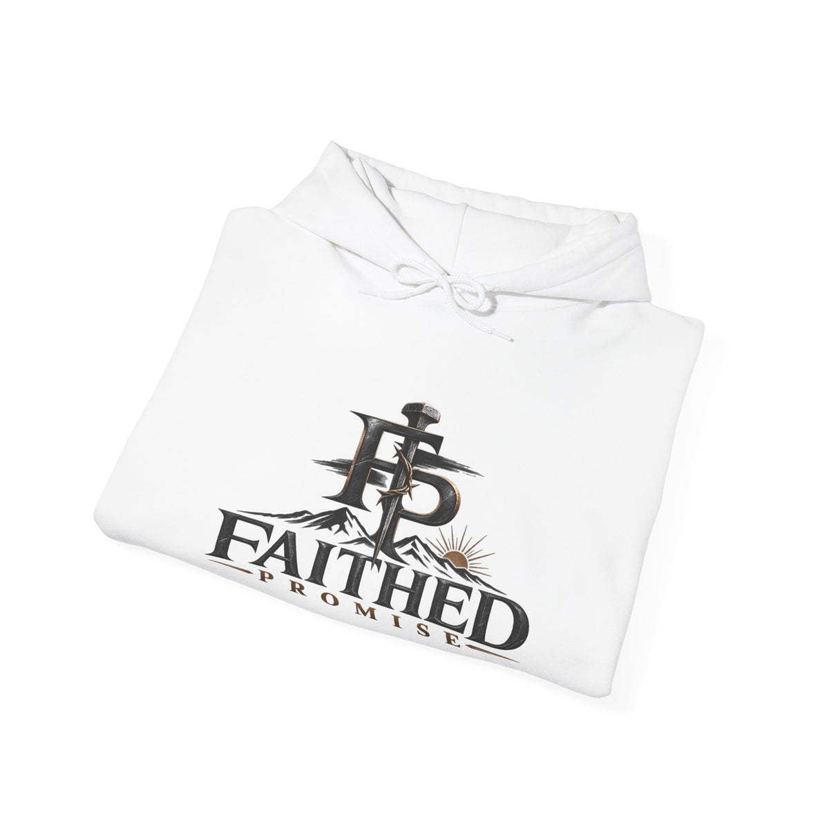 FaithedPromise Classic Christian Hoodie — Cross Logo Pullover