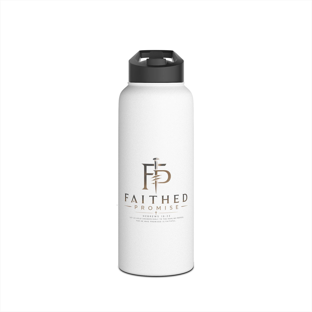 FaithedPromise Insulated Water Bottle — Hebrews 10:23