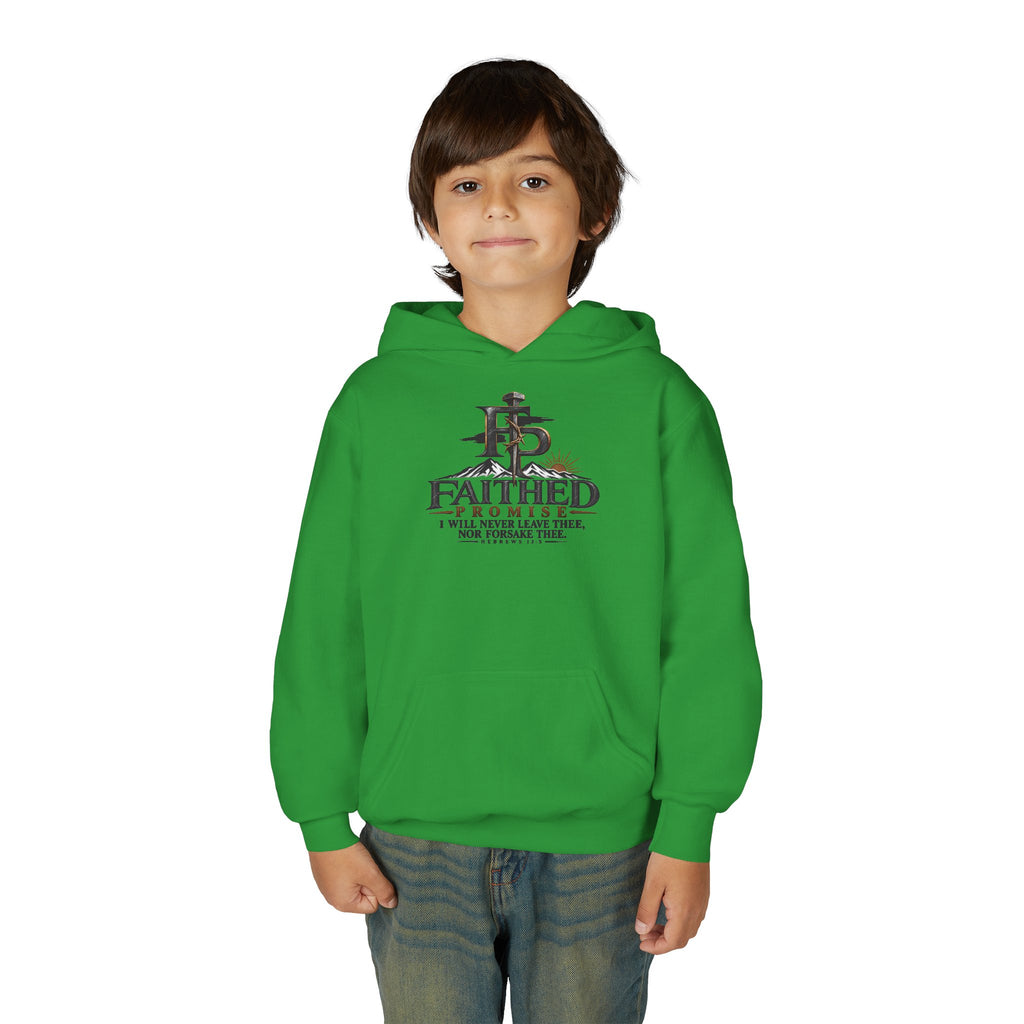 FaithedPromise Kids Classic Promise Hoodie — Hebrews 13:5