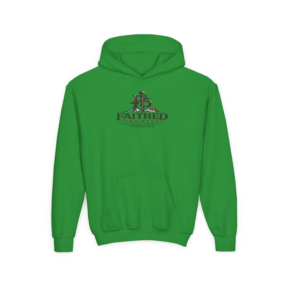 FaithedPromise Kids Classic Promise Hoodie — 1 John 2:25