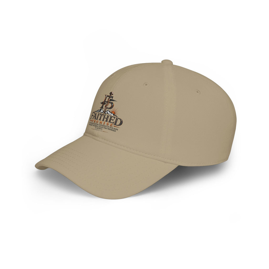 FaithedPromise Cotton Logo Cap — Low Profile Christian Hat