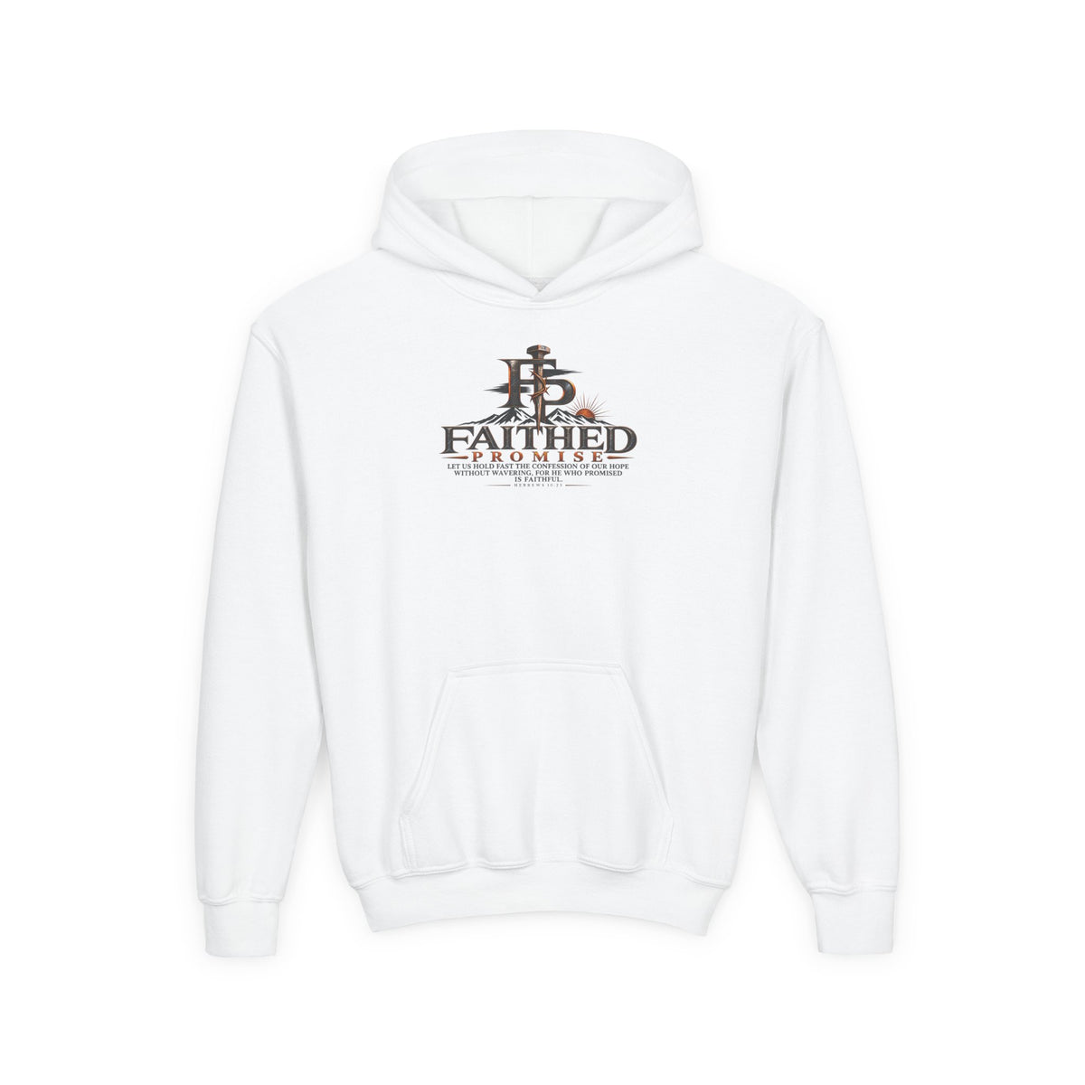 FaithedPromise Kids Classic Promise Hoodie — Hebrews 10:23