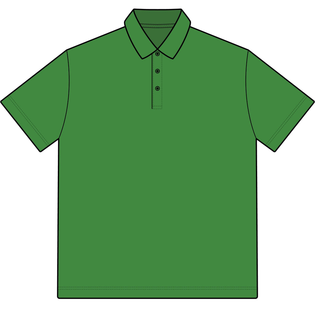 FaithedPromise Crest Tech Pique Polo — Performance Golf Polo with Embroidered Chest Logo